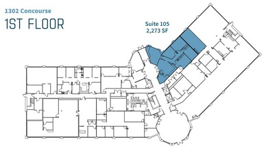 1302 Concourse Dr, Linthicum, MD for lease Floor Plan- Image 1 of 1