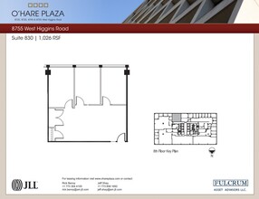 8725 W Higgins Rd, Chicago, IL for lease Floor Plan- Image 1 of 1