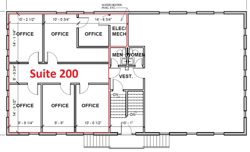 1405 Thompson Cir, Gardendale, AL for lease - Floor Plan - Image 2 of 4