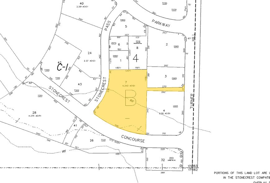 7342 Stonecrest Concourse, Lithonia, GA for sale - Plat Map - Image 1 of 1