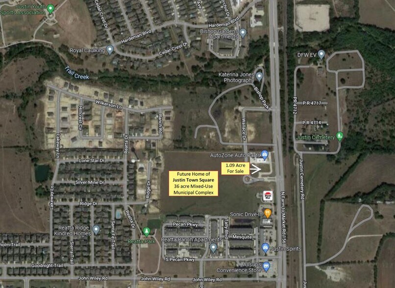 Fm 156 & Tally Blvd, Justin, TX 76247 Land for Sale