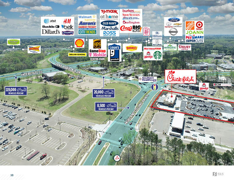 685 Highland Colony Pky, Ridgeland, MS for sale Building Photo- Image 1 of 1