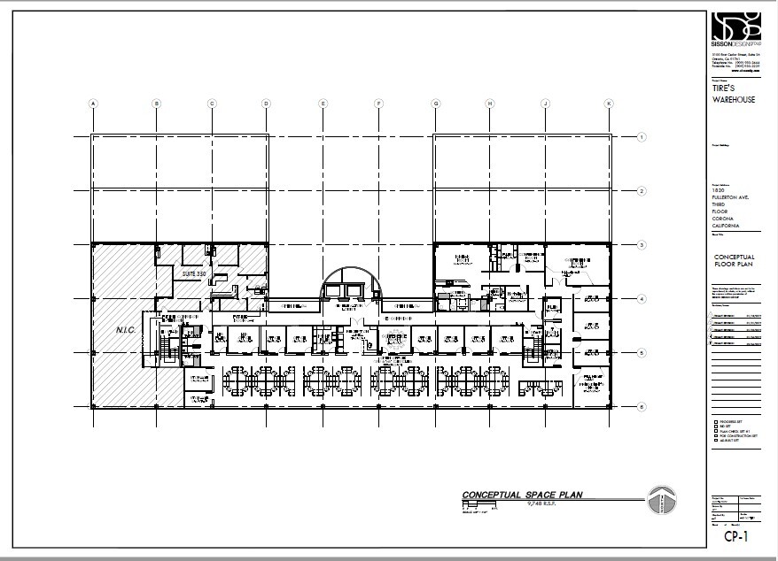 1820 Fullerton Ave, Corona, CA for lease Floor Plan- Image 1 of 1