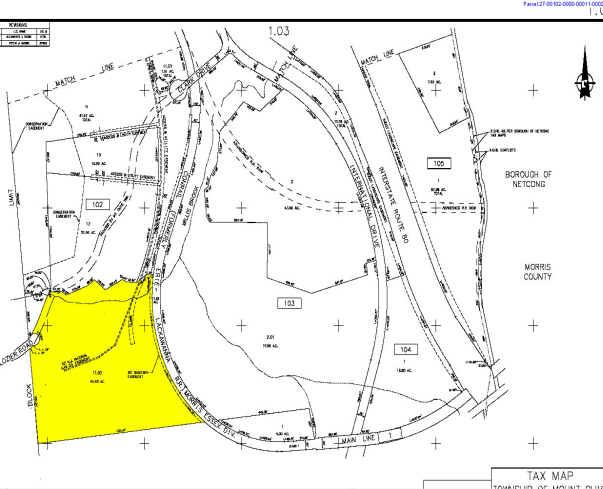 350 Clark Dr, Mount Olive, NJ for lease - Plat Map - Image 2 of 14