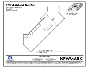 100 Ashford Ctr N, Atlanta, GA for lease Floor Plan- Image 1 of 1