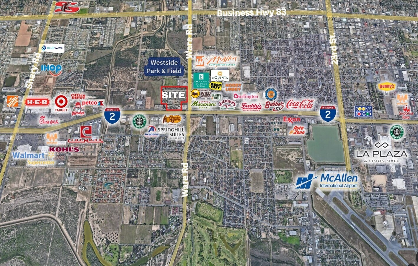 Ware Rd, McAllen, TX 78501 McAllen, TX Development Site