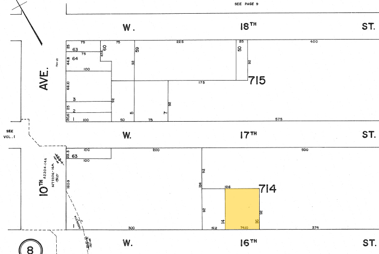 431-435 W 16th St, New York, NY for sale Plat Map- Image 1 of 1