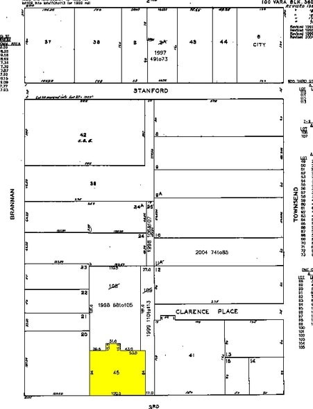 625 3rd St, San Francisco, CA for lease - Plat Map - Image 2 of 9