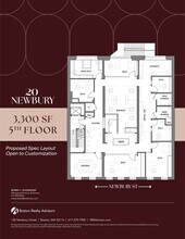 20 Newbury St, Boston, MA for lease Floor Plan- Image 1 of 2