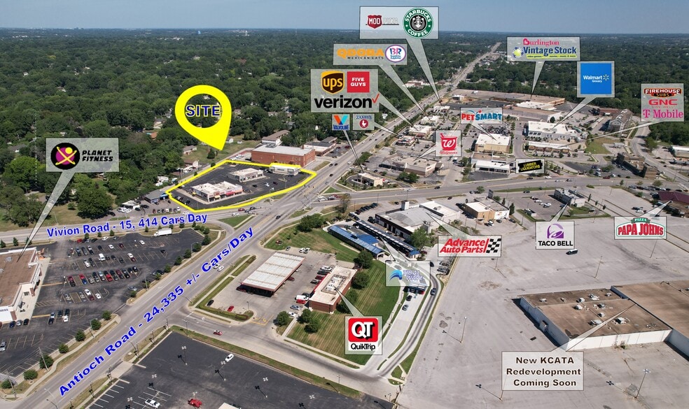 2510 NE Vivion Rd, Kansas City, MO for lease - Aerial - Image 2 of 5