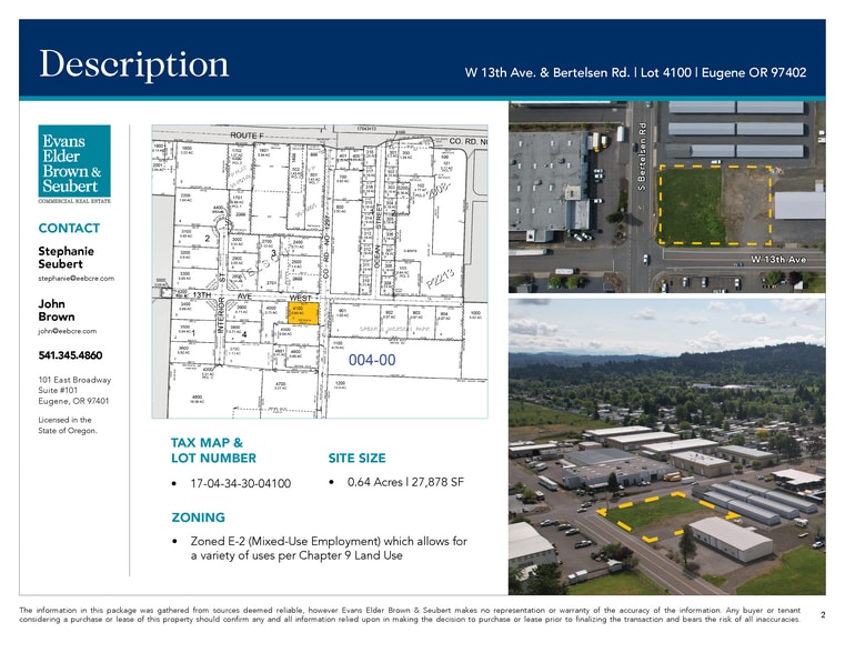 W 13th & S Bertelsen Rd. ave, Eugene, OR for sale - Building Photo - Image 3 of 4