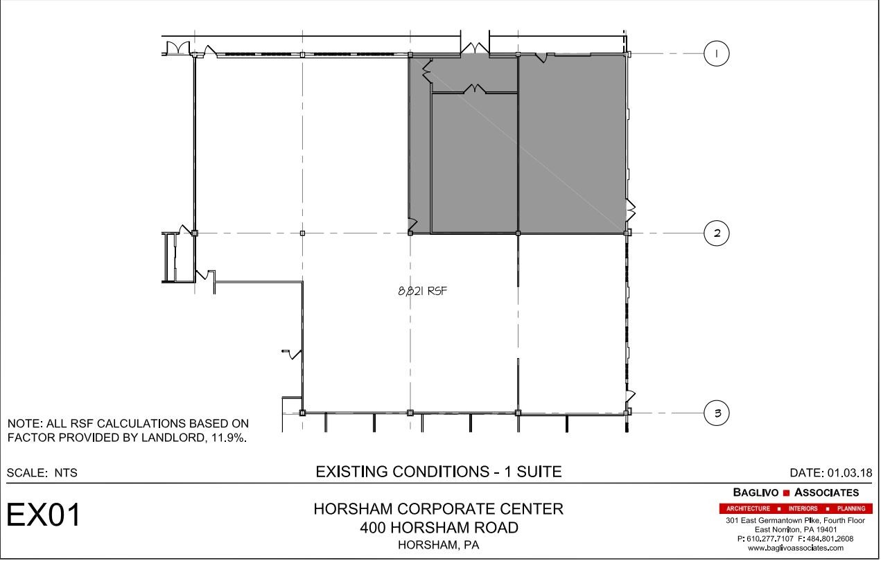 400 Horsham Rd, Horsham, PA for lease Floor Plan- Image 1 of 3