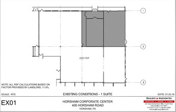 400 Horsham Rd, Horsham, PA for lease Floor Plan- Image 1 of 3