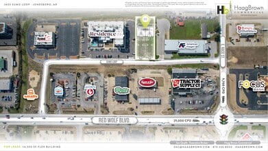 2603 Sumo Loop, Jonesboro, AR - AERIAL  map view - Image1