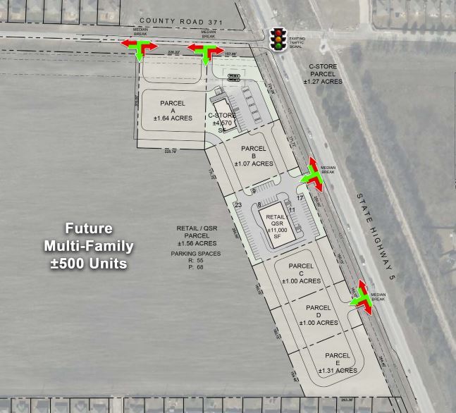 SWC of Hwy 5, Anna, TX for sale - Site Plan - Image 3 of 4