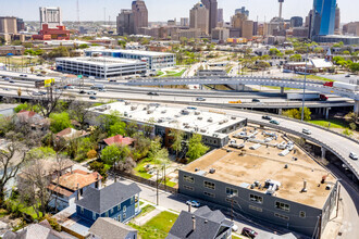 816 Camaron St, San Antonio, TX - aerial  map view