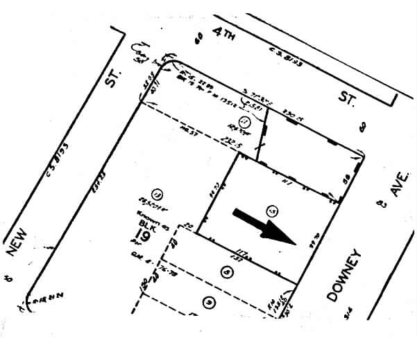 10907 Downey Ave, Downey, CA for lease - Plat Map - Image 2 of 4