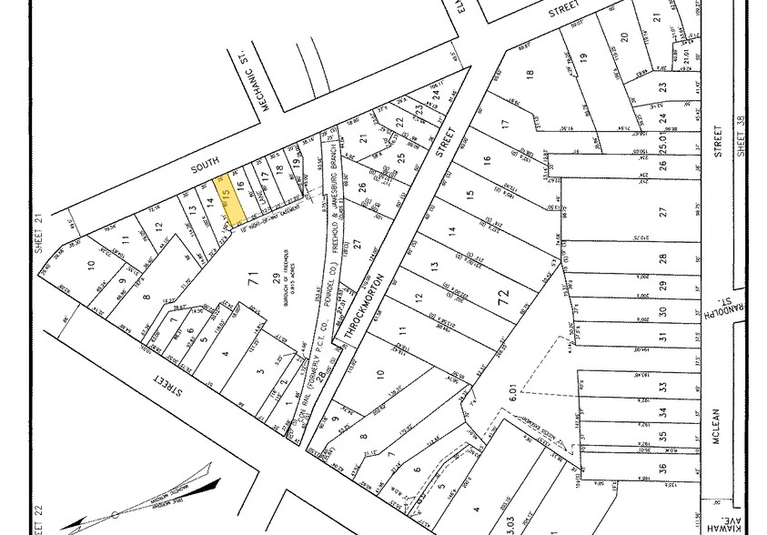 36-40 South St, Freehold, NJ for lease - Plat Map - Image 2 of 3