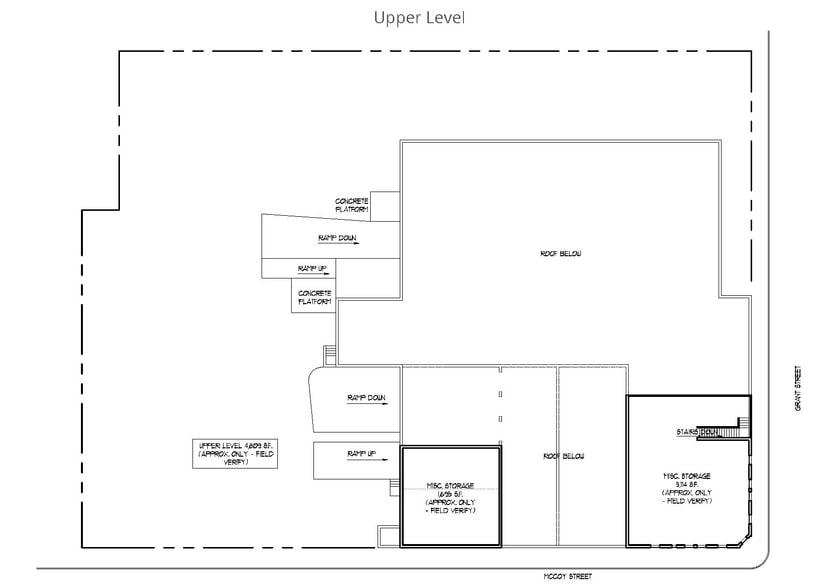 530-532 Grant St, Akron, OH for sale - Floor Plan - Image 2 of 4