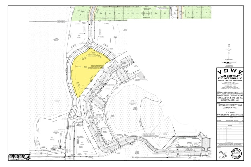 1015 Camelot dr, Valdosta, GA for sale - Site Plan - Image 2 of 2