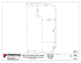 1960 Technology Dr, Troy, MI for lease Floor Plan- Image 1 of 1