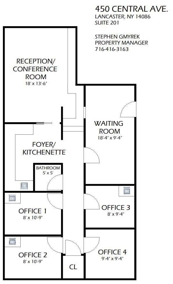 450 Central Ave, Lancaster, NY for lease Floor Plan- Image 1 of 19