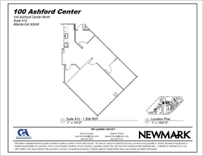 100 Ashford Ctr N, Atlanta, GA for lease Floor Plan- Image 1 of 1