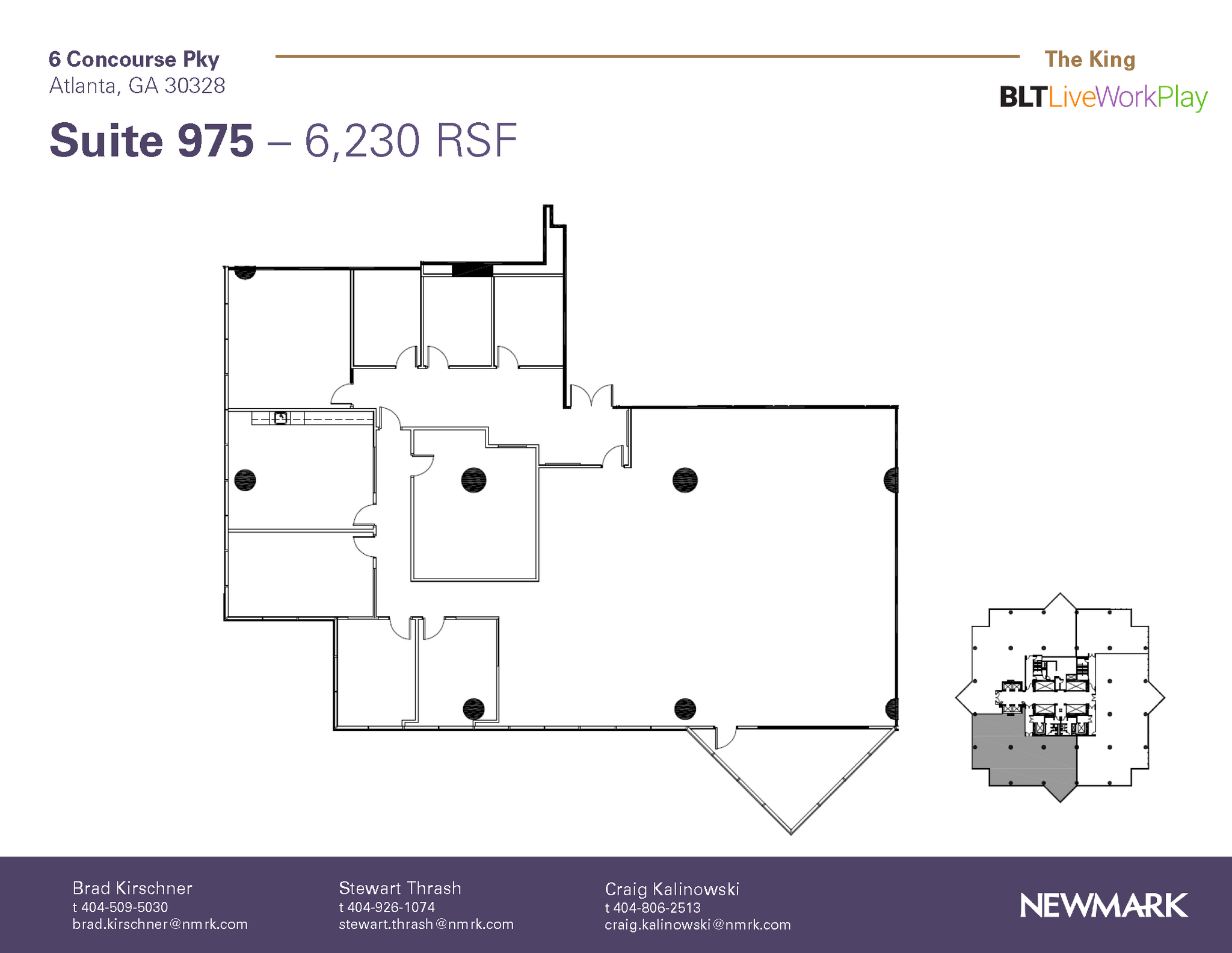 6 Concourse Pky NE, Atlanta, GA for lease Floor Plan- Image 1 of 1