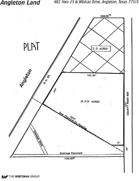 Hwy 35 & Wildcat Dr, Angleton, TX for sale - Plat Map - Image 3 of 10