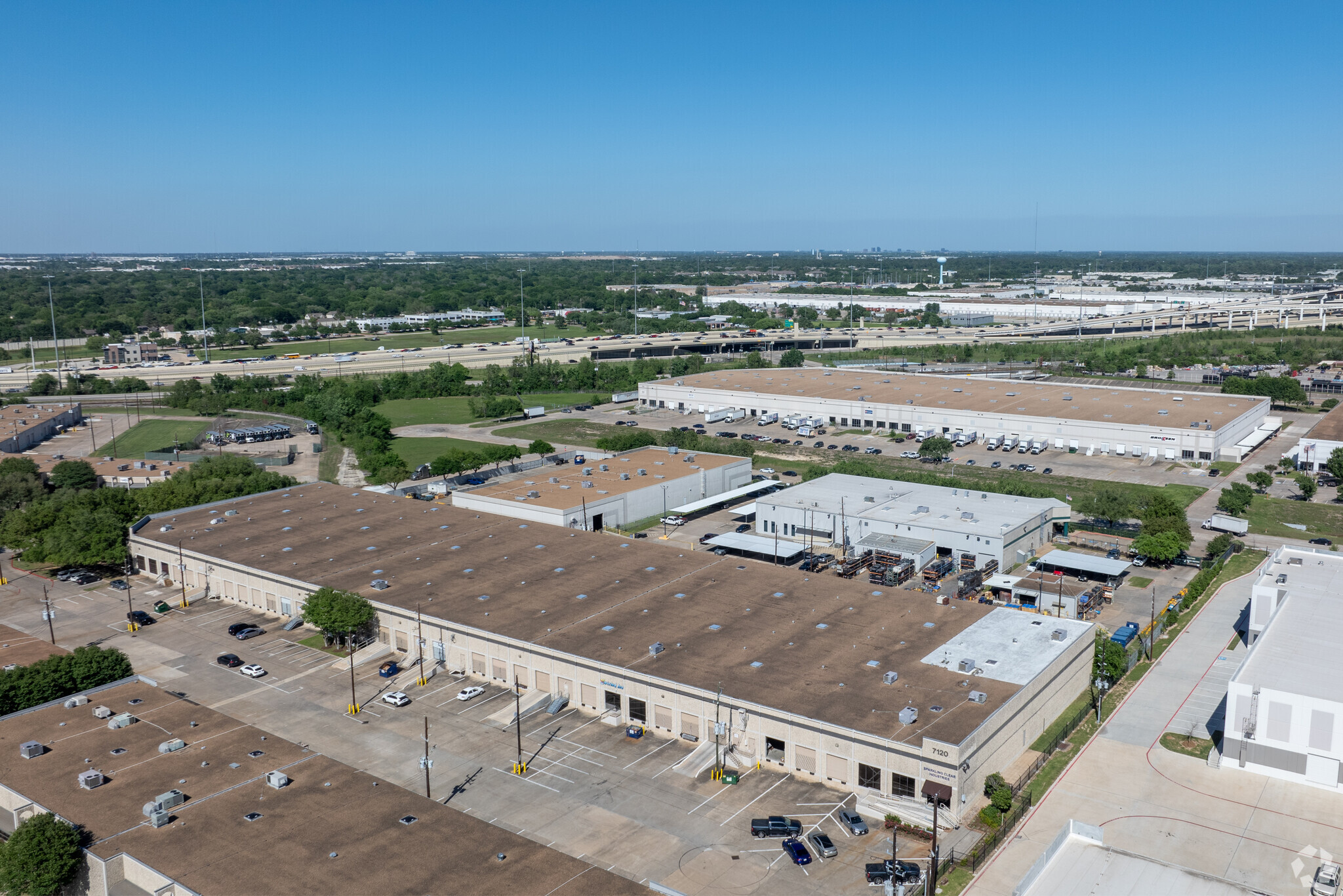 7120 Brittmoore Rd, Houston, TX for lease Aerial- Image 1 of 7