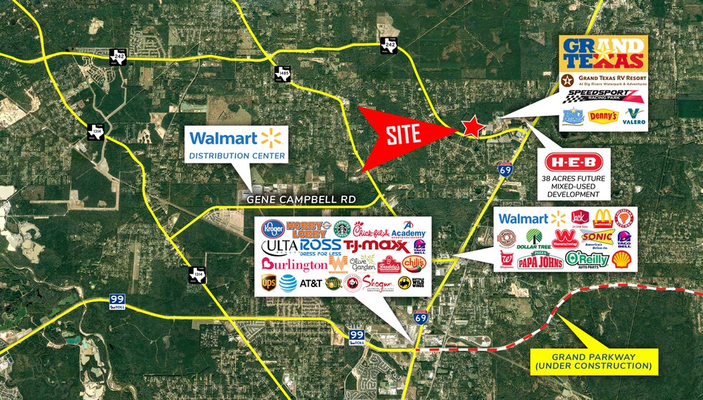 SH 242 & HWY 59, New Caney, TX 77357 Land for Sale