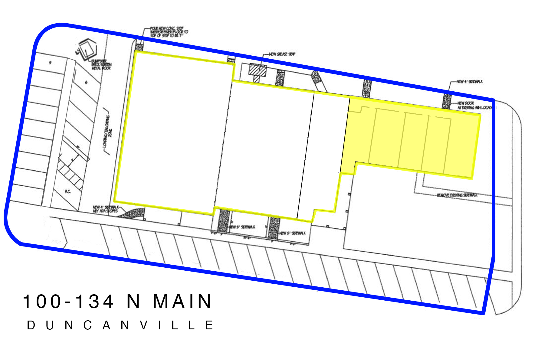 102-134 N Main St, Duncanville, TX for lease Building Photo- Image 1 of 3