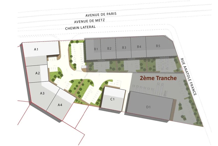 Flex in Romainville for lease - Site Plan - Image 1 of 1