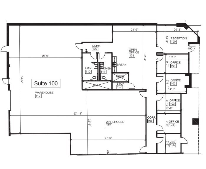 1900 Firman Dr, Richardson, TX for lease Floor Plan- Image 1 of 1