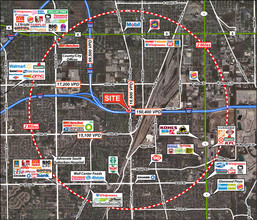 17100 S Dixie Hwy, Hazel Crest, IL - aerial  map view