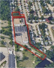 180 Mill St, Cranston, RI - aerial  map view