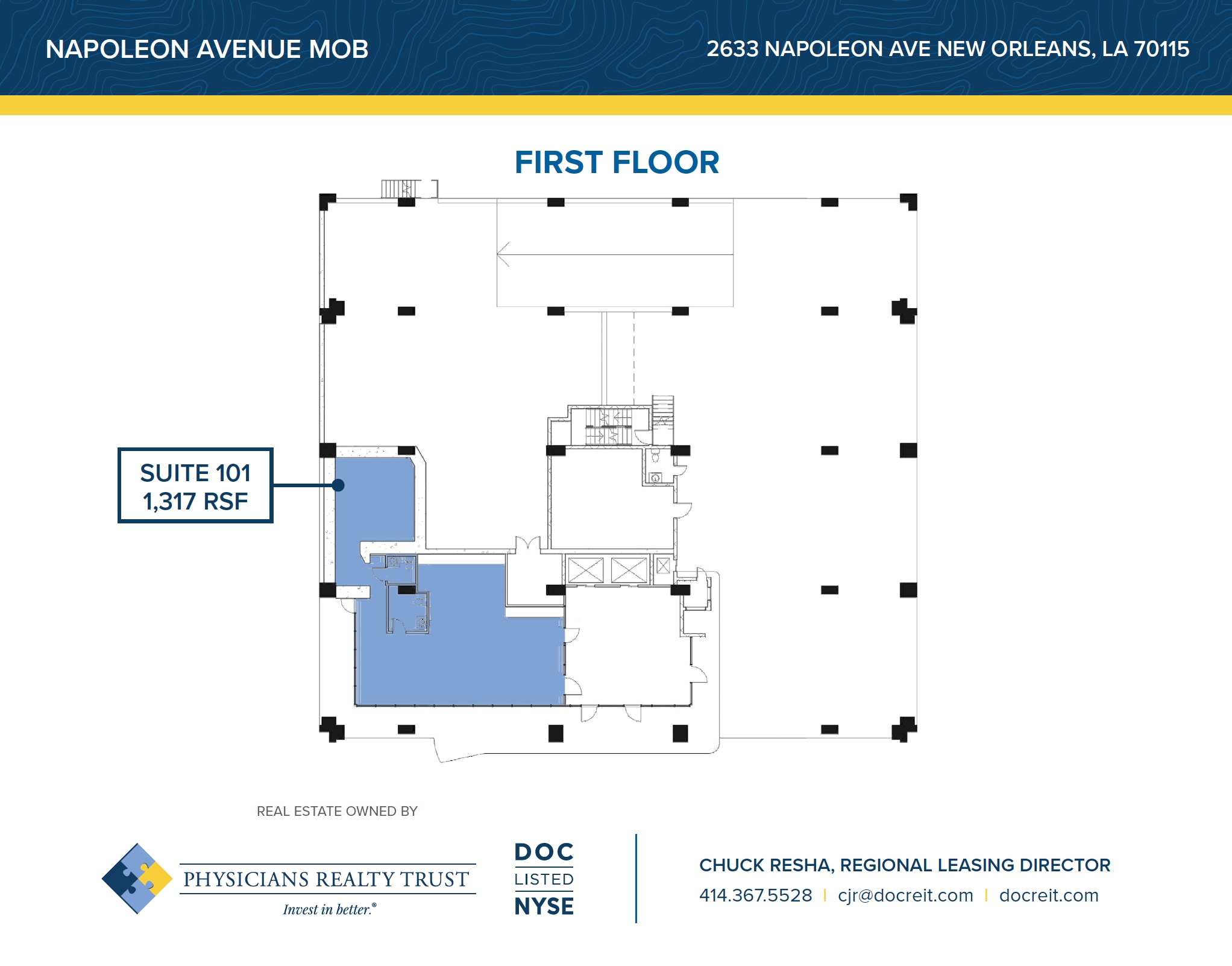 2633 Napoleon Ave, New Orleans, LA for lease Floor Plan- Image 1 of 1