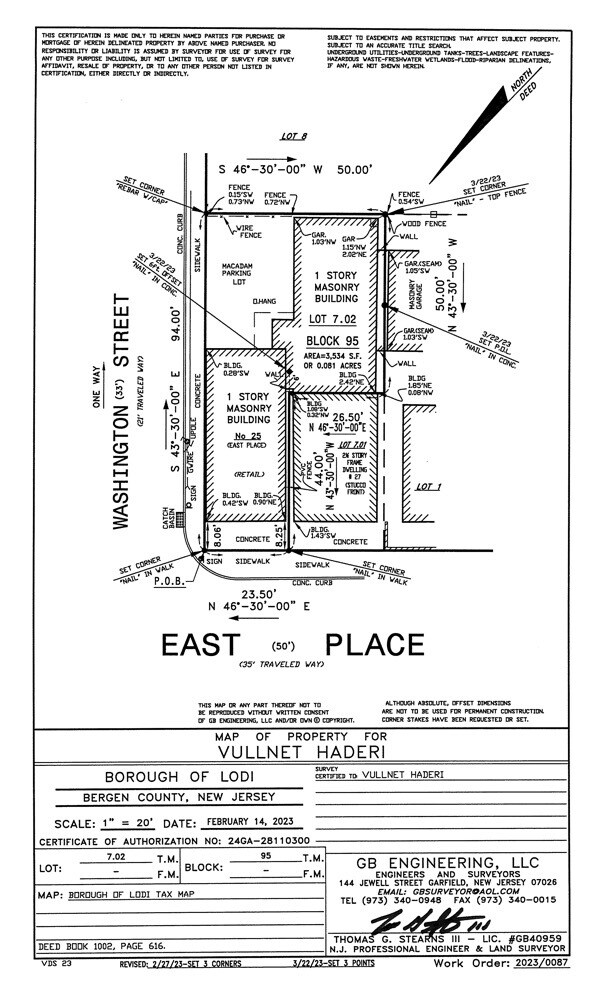 25 East Pl, Lodi, NJ 07644 Industrial for Sale