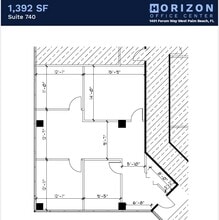 1401 Forum Way, West Palm Beach, FL for lease Floor Plan- Image 1 of 1