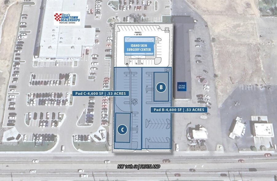 965 & 985 NW 16th St, Fruitland, ID for sale - Aerial - Image 2 of 8