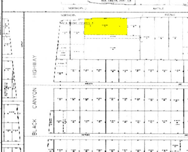 2411 W Northern Ave, Phoenix, AZ for lease - Plat Map - Image 2 of 7