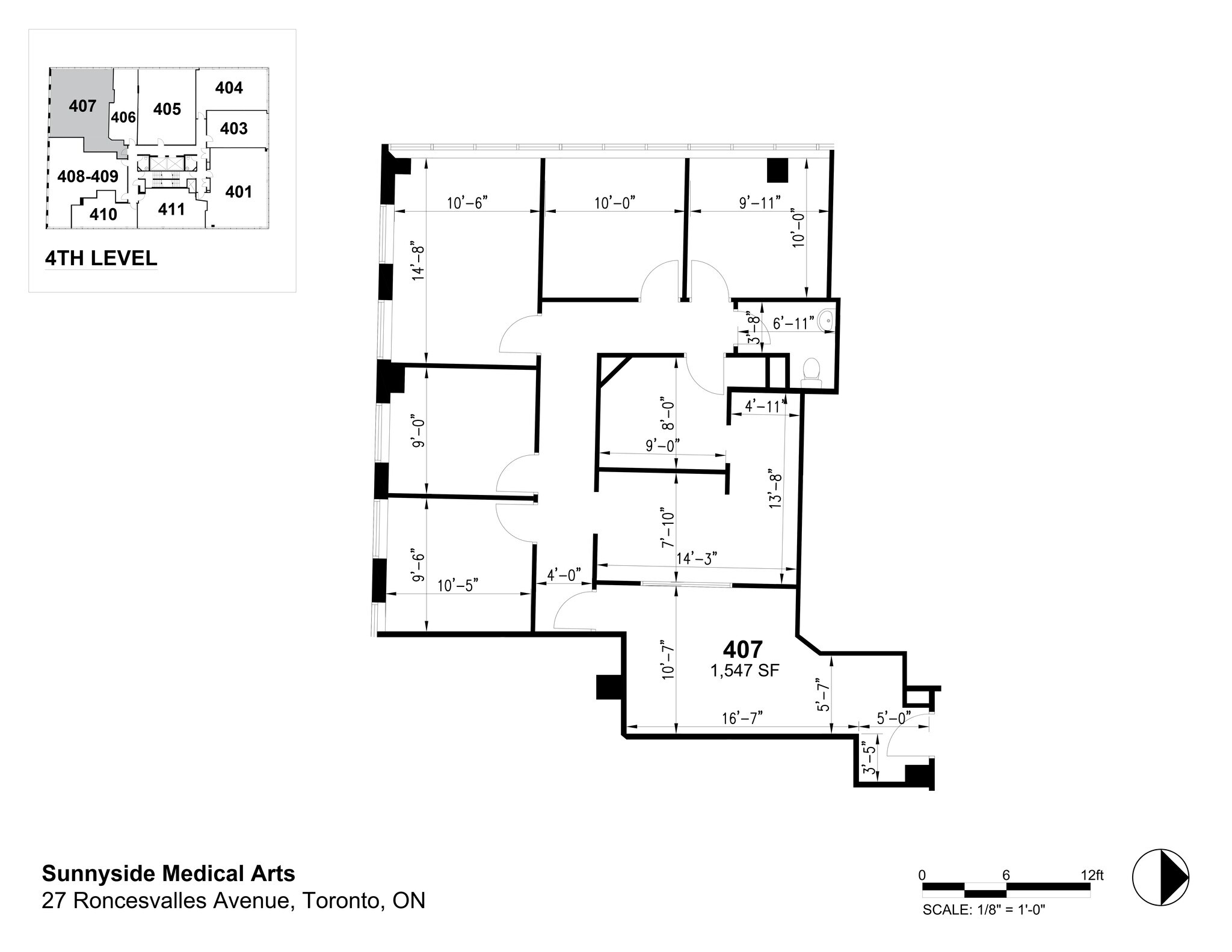 27 Roncesvalles Ave, Toronto, ON for lease Site Plan- Image 1 of 1