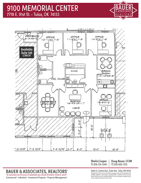 7718 E 91st St, Tulsa, OK for lease - Floor Plan - Image 3 of 6