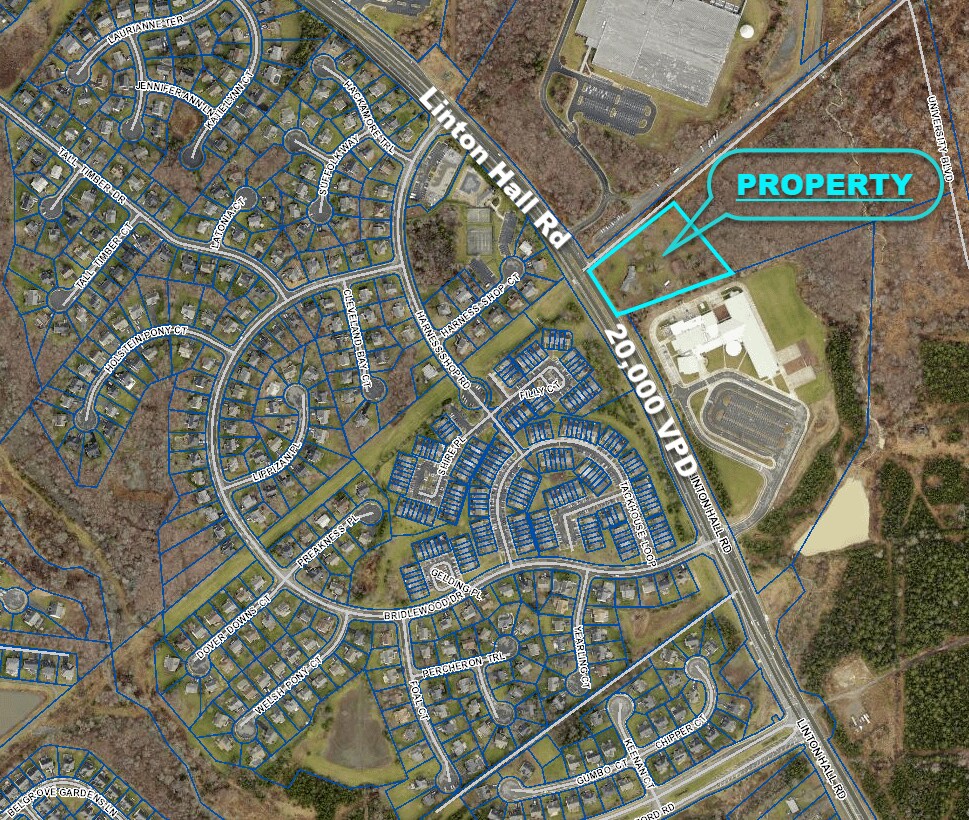 8219 Linton Hall Rd, Bristow, VA for sale Aerial- Image 1 of 1