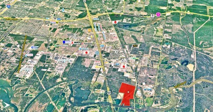 15800 Old Beaumont Hwy, Houston, TX - aerial  map view