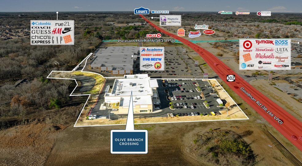 5155 Goodman Rd, Olive Branch, MS for sale - Building Photo - Image 2 of 5