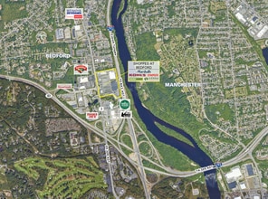 71-95 S River Rd, Bedford, NH - AERIAL map view