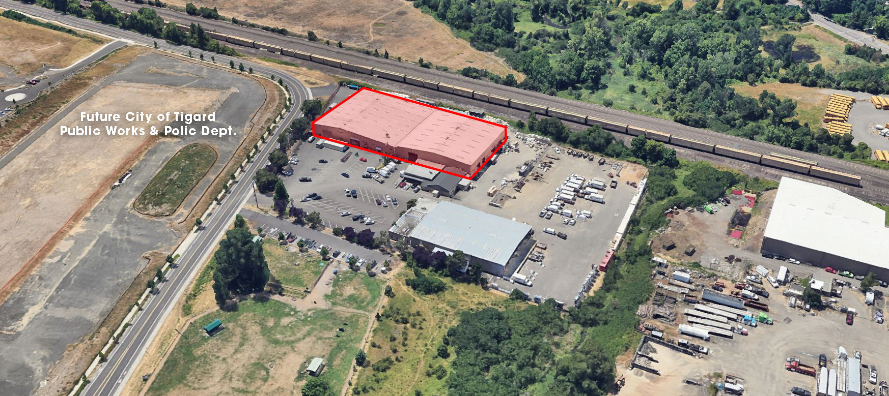 13170 SW Wall St, Portland, OR for lease Aerial- Image 1 of 5