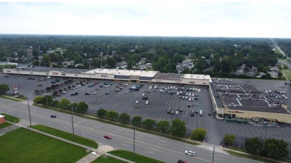 22509-23143 Ecorse Rd, Taylor, MI for lease - Aerial - Image 2 of 7