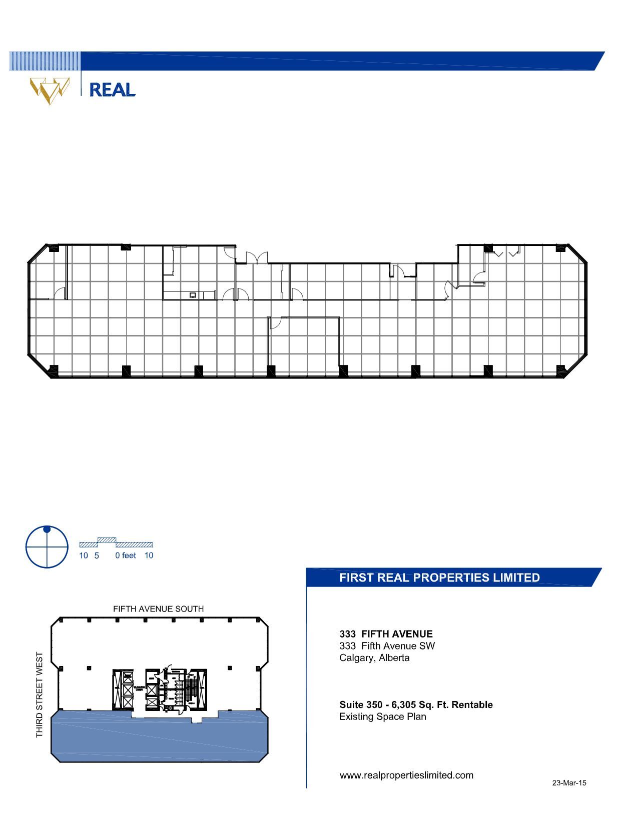 333 5th Ave SW, Calgary, AB for lease Floor Plan- Image 1 of 1